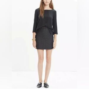 Madewell Nightfall Jacquard Mini Skirt